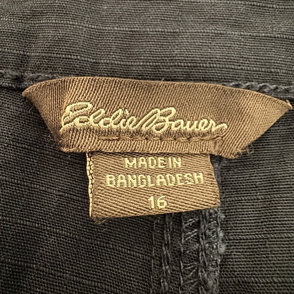 Eddie Bauer navy ripstop juniper shorts 16 - Picture 8 of 9